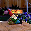 Welcome Gnome Solar Statue 8X5X7.5" Image 2