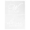 Welcome to Our Wedding Sidewalk Stencil Set - 2 Pc. Image 1