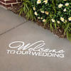 Welcome to Our Wedding Sidewalk Stencil Set - 2 Pc. Image 2
