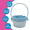 White Easter Basket with Blue Liner Image 1