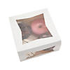 White Favor Boxes with Window - 12 Pc. Image 1