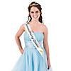 White Homecoming Queen Sash Image 1