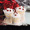 White Laser-Cut Cupcake Wrappers Image 1