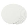 White Round Pvc Doubleframe Placemat 6 Piece Image 1