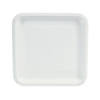 White Square Paper Dinner Plates - 24 Ct. Image 1