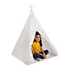White Teepee Play Tent Image 2