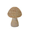 Wicker Mushroom Decor (Set Of 3) 6"H, 6.75"H, 8.25"H Resin Image 3