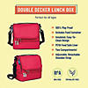 Wildkin Cardinal Red Two Compartment Lunch Bag Image 1