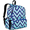 Wildkin Chevron Blue 17 Inch Backpack Image 1