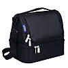 Wildkin Rip-Stop Black Two Compartment Lunch Bag Image 1