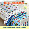Wildkin Trains, Planes & Trucks 4 pc 100% Cotton Bed in a Bag - Toddler Image 1