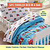Wildkin Trains, Planes & Trucks 4 pc Microfiber Bed in a Bag - Toddler Image 1