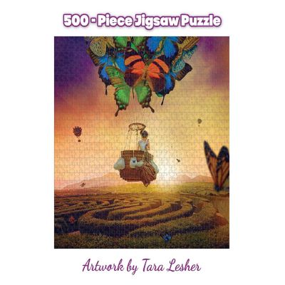 Windsome Wanderer Butterfly Puzzle By Tara Lesher  500 Piece Jigsaw Puzzle Image 2