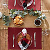 Wine Ribbed Placemat (Set Of 6) Image 4