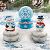 Winter Hinged Box Tabletop Decorations - 3 Pc. Image 1