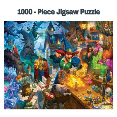 Witches Wanion Mystical Puzzle For Adults And Kids  1000 Piece Jigsaw Puzzle Image 2