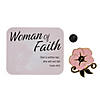 Woman of Faith Pins with Card for 12 Image 1