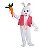 Women&#8217;s Easter Bunny Costume with Vest & Carrot Image 1