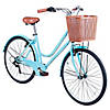 Women's 6-Speed Urban Hybrid Commuter Bicycle: Celeste Image 1