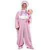 Women's Plus Size Pink PJ Jammies Costume - XXL Image 1