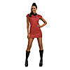 Women's Star Trek Movie Red Dress Uniform Costume Image 1