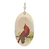 Wood Cardinal Bird Tree Disc Ornament (Set Of 24) 5.75"H Wood Image 3