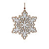 Wood Snowflake Ornament (Set Of 24) 7"H, 9"H Wood Image 2