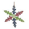 Wood Snowflake Ornament (Set of 6) Image 3