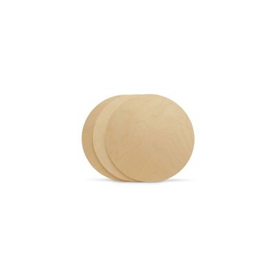 Woodpeckers Crafts, DIY Unfinished Plywood Circle 11" x 1/4", Pack of 10 Image 2