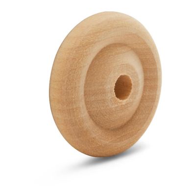 Woodpeckers Crafts, DIY Unfinished Wood 1", 1/4" Thick Classic Wheels Pack of 25 Image 2