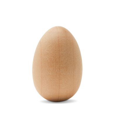 Woodpeckers Crafts, DIY Unfinished Wood 1-1/8" Egg, Pack of 100 Image 2