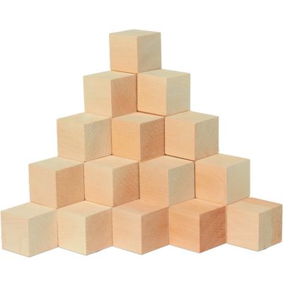 Woodpeckers Crafts, DIY Unfinished Wood 1-3/4" Cube, Pack of 20 Image 1