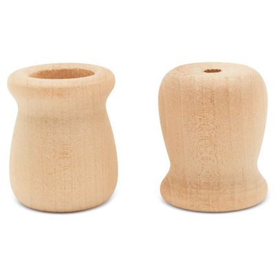 Woodpeckers Crafts, DIY Unfinished Wood 1-5/16" Bean Pot Candle Cup, Pack of 100 Image 1