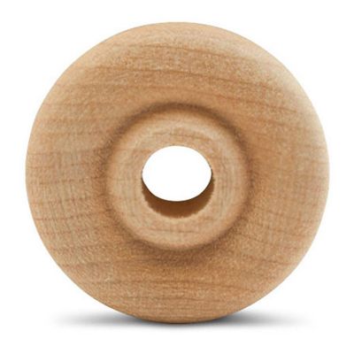 Woodpeckers Crafts, DIY Unfinished Wood 1", 5/16" Thick Classic Wheels Pack of 25 Image 1