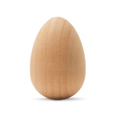 Woodpeckers Crafts, DIY Unfinished Wood 1-5/8" Egg, Pack of 25 Image 2