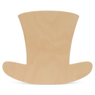 Woodpeckers Crafts, DIY Unfinished Wood 10" Leprechaun Hat Cutout, Pack of 12 Image 1