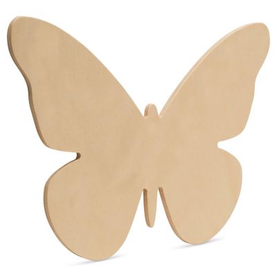 Woodpeckers Crafts, DIY Unfinished Wood 12" Butterfly Cutout Pack of 1 Image 1