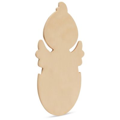 Woodpeckers Crafts, DIY Unfinished Wood 12" Chick in Egg Cutout Pack of 1 Image 1