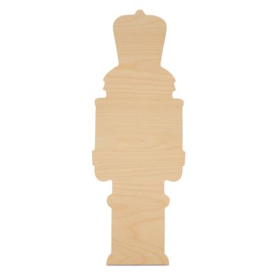 Woodpeckers Crafts, DIY Unfinished Wood 12" Nutcracker Cutout Pack of 3 Image 1