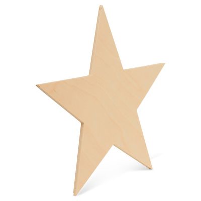 Woodpeckers Crafts, DIY Unfinished Wood 12" Star Cutout, Pack of 10 Image 2