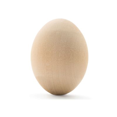 Woodpeckers Crafts, DIY Unfinished Wood 2-1/2" Egg, Pack of 50 Image 1