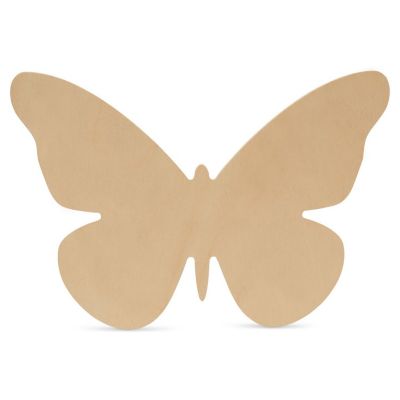 Woodpeckers Crafts, DIY Unfinished Wood 8" Butterfly Cutout Pack of 12 Image 1