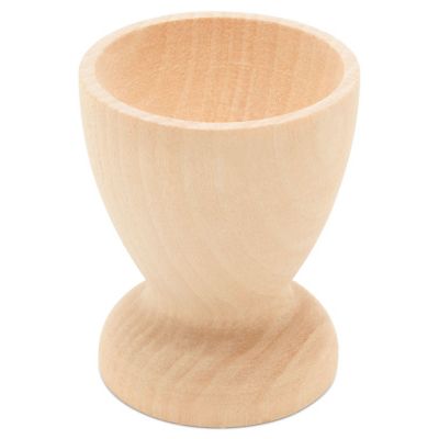 Woodpeckers Crafts, DIY Unfinished Wood for 2-1/2" Egg Egg Cup, Pack of 6 Image 2