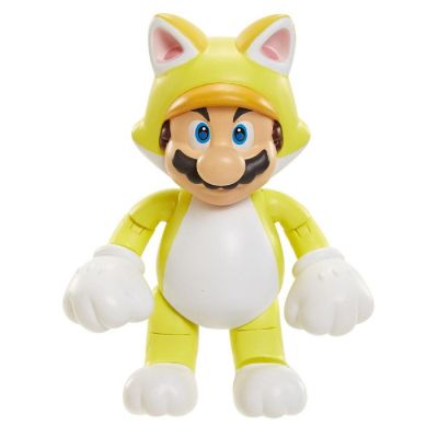 World of Nintendo 4" Figure: Cat Mario Image 1