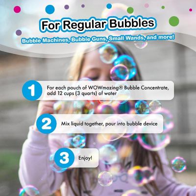 WOWmazing Giant Bubble Concentrate Solution 5-Pack Image 1