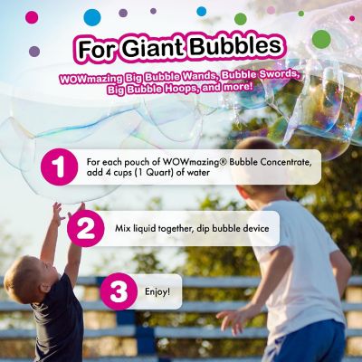 WOWmazing Giant Bubble Concentrate Solution 5-Pack Image 2