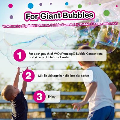 WOWmazing Giant Bubble Concentrate Solution 5-Pack Image 3