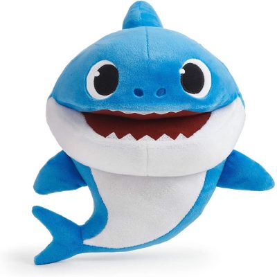 WowWee Pinkfong Baby Shark Song Puppet with Tempo Control Daddy Shark Image 1