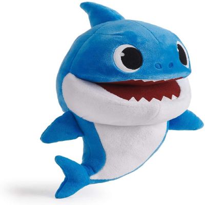 WowWee Pinkfong Baby Shark Song Puppet with Tempo Control Daddy Shark Image 2