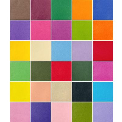 Wrapables 2" x 2" Assorted Colors Scrabooking, Arts & Crafts Tissue Paper (3000pcs) Image 1